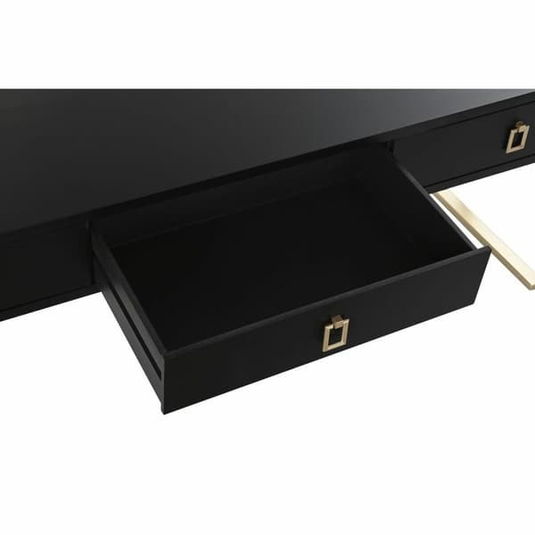 Soffbord DKD Home Decor 150 x 36 x 48 cm Metall Trä Aluminium