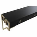Miniatyrbild 2 av 4: Soffbord DKD Home Decor 150 x 36 x 48 cm Metall Trä Aluminium