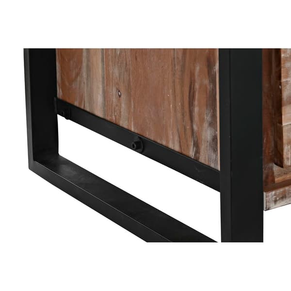 Soffbord DKD Home Decor Metall Akaciaträ (110 x 60 x 40 cm)