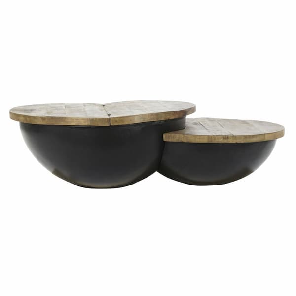 Soffbord DKD Home Decor Trä Metall 114 x 76 x 33 cm