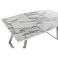 Miniatyrbild 2 av 6: Matsalsbord DKD Home Decor Stål Vit 160 x 90 x 76 cm Trä MDF
