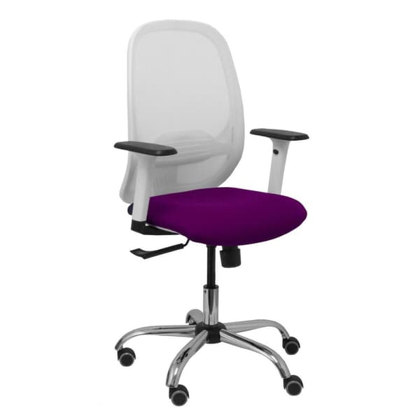 Kontorsstol Piqueras y Crespo 354CRRP Vit Purpur
