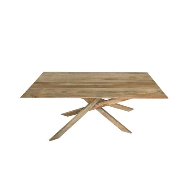 Matsalsbord DKD Home Decor Naturell Mangoträ (180 x 90 x 76 cm)