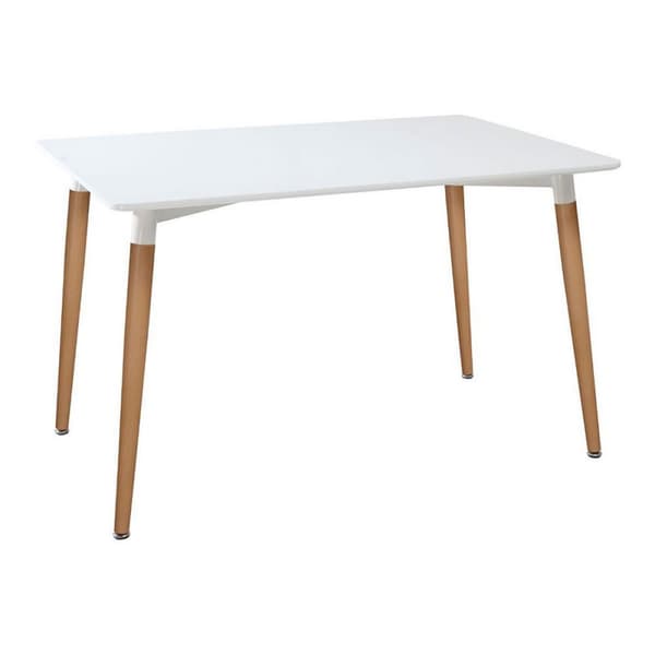 Matsalsbord Atmosphera Roka bokträ Vit (150 x 80 x 74 cm)