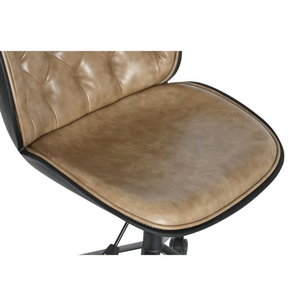 Kontorsstol DKD Home Decor Ljusbrun polypropen 47,5 x 57,5 x 83 cm