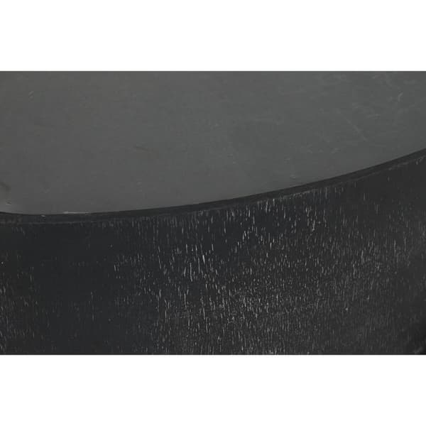 Soffbord DKD Home Decor Metall Aluminium 90 x 90 x 45 cm Mangoträ