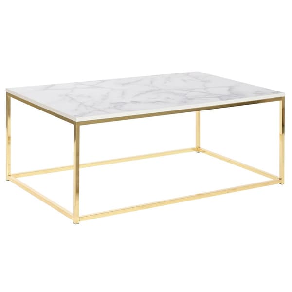 Soffbord DKD Home Decor Metall Trä MDF 100 x 60 x 40 cm