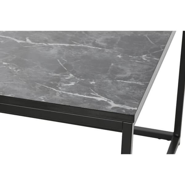 Soffbord DKD Home Decor Metall Trä MDF 100 x 60 x 40 cm