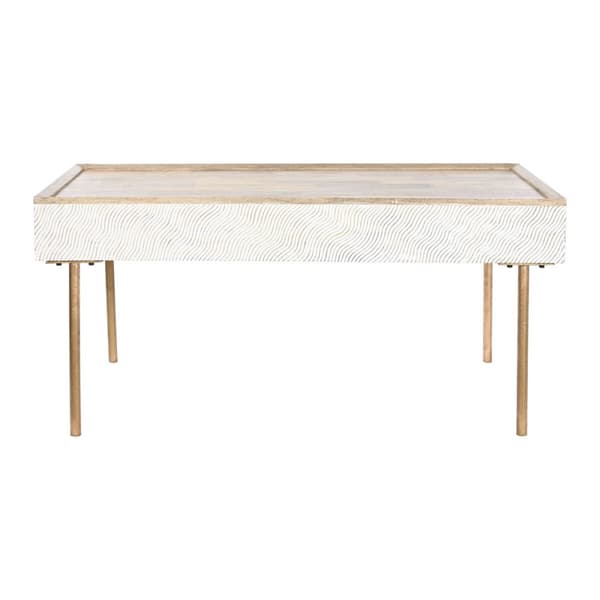 Soffbord Home ESPRIT Järn Mangoträ 120 x 60 x 57 cm
