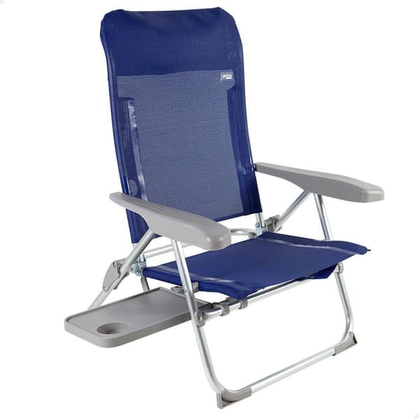 Strandstol Aktive Slim Hopfällbar Marinblå 47 x 89 x 57 cm (2 antal)