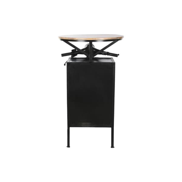 Sidobord Home ESPRIT Brun Svart Järn Mangoträ 116 x 72 x 110 cm