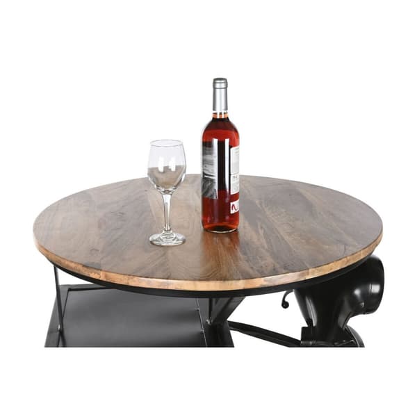 Sidobord Home ESPRIT Brun Svart Järn Mangoträ 116 x 72 x 110 cm