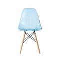 Miniatyrbillede 4 af 4: Spisebordsstol DKD Home Decor Natur Blå PVC Birk (50 x 46 x 83,5 cm)