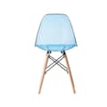 Miniatyrbillede 2 af 4: Spisebordsstol DKD Home Decor Natur Blå PVC Birk (50 x 46 x 83,5 cm)