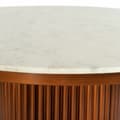 Miniatyrbillede 2 af 4: Spisebord DKD Home Decor Metal Marmor (110 x 110 x 76 cm)