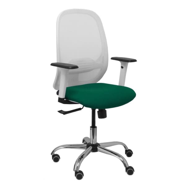 Kontorstol Piqueras y Crespo 354CRRP Hvid Mørk grøn