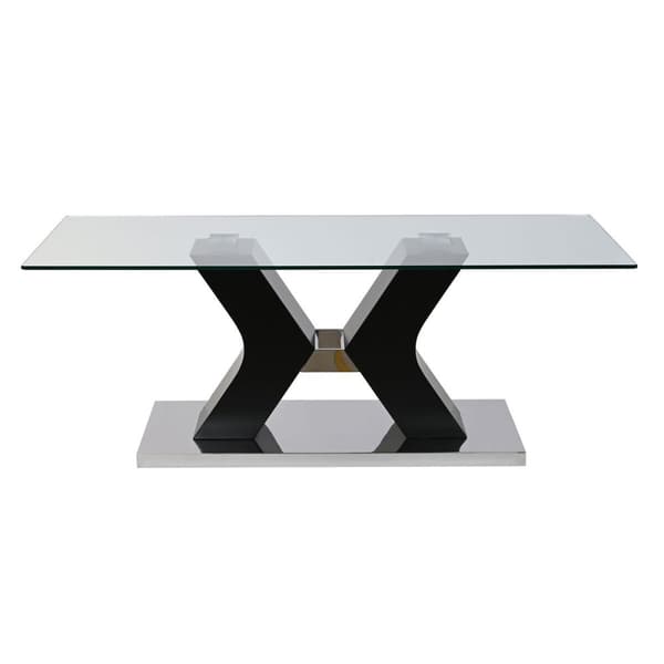 Sofabord DKD Home Decor Træ 120 x 60 x 45 cm Hærdet glas Træ MDF