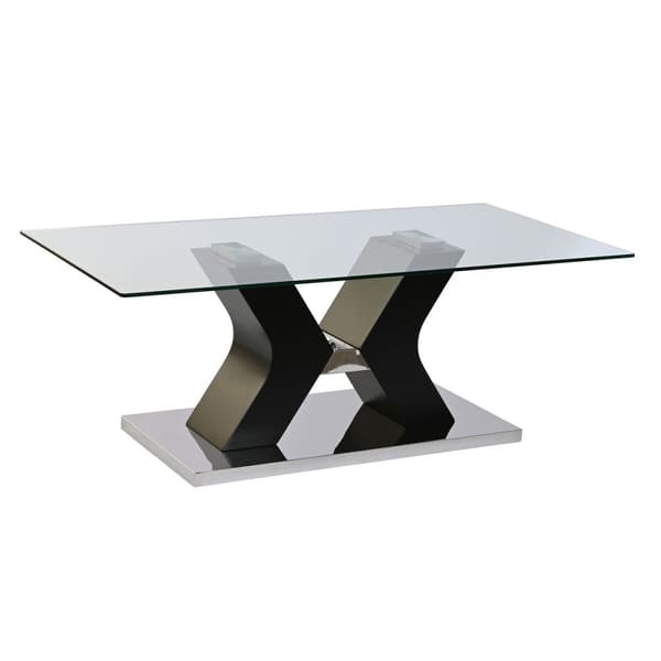 Sofabord DKD Home Decor Træ 120 x 60 x 45 cm Hærdet glas Træ MDF