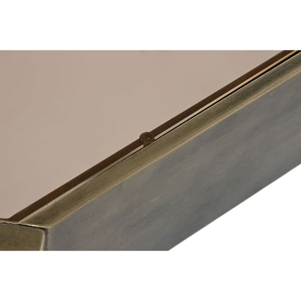 Sofabord DKD Home Decor 102 x 62 x 53 cm Krystal Metal Aluminium