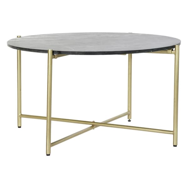 Sofabord DKD Home Decor 81 x 81 x 44 cm Marmor Jern