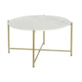 Miniatyrbillede 1 af 4: Sofabord DKD Home Decor 81 x 81 x 44 cm Marmor Jern