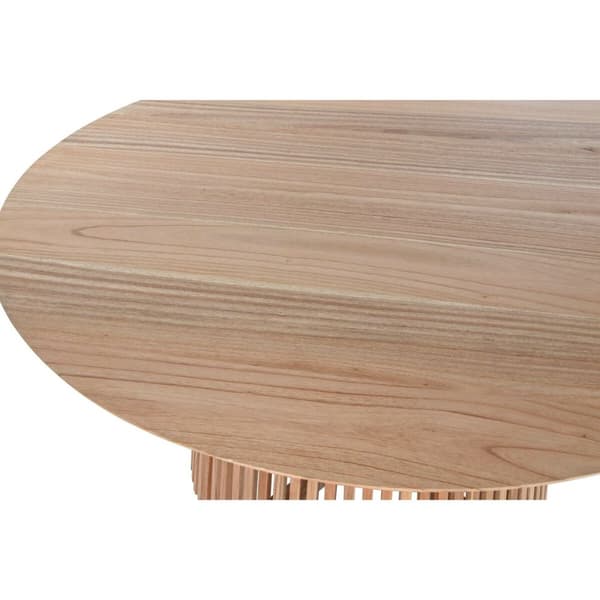 Spisebord Home ESPRIT Natur Cedertræ 150 x 150 x 75 cm