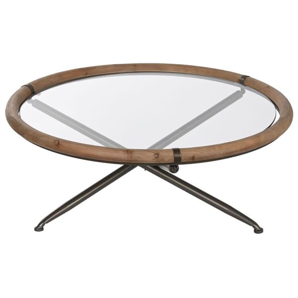 Sofabord Home ESPRIT Krystal Gran 100 x 100 x 40 cm
