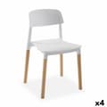Miniatyrbillede 1 af 6: Stol Versa Hvid 45 x 76 x 42 cm (4 enheder)
