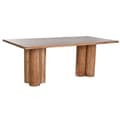 Miniatyrbillede 1 af 7: Spisebord Home ESPRIT Brun Natur Akacie 200 x 100 x 76 cm