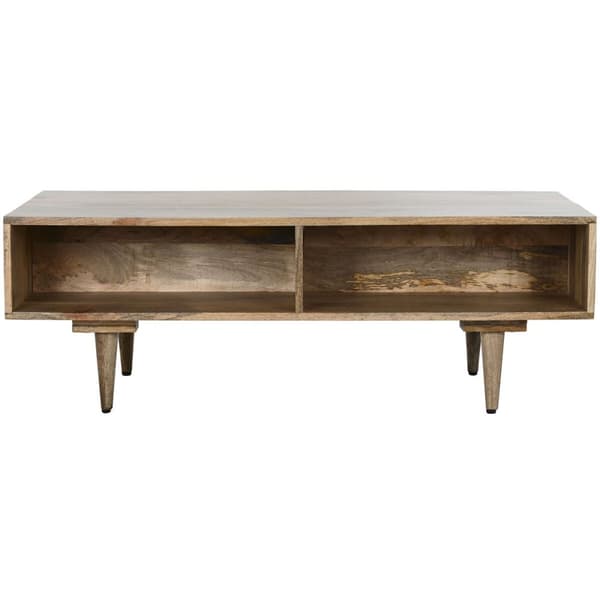 Sofabord Home ESPRIT Hvid Mangotræ 115 x 60 x 40 cm
