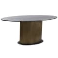 Miniatyrbillede 1 af 8: Spisebord Home ESPRIT Sort Gylden Kobber Marmor 200 x 110 x 76 cm