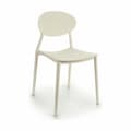 Miniatyrbillede 2 af 3: Spisebordsstol Hvid Plastik 41 x 81 x 49 cm (4 enheder)