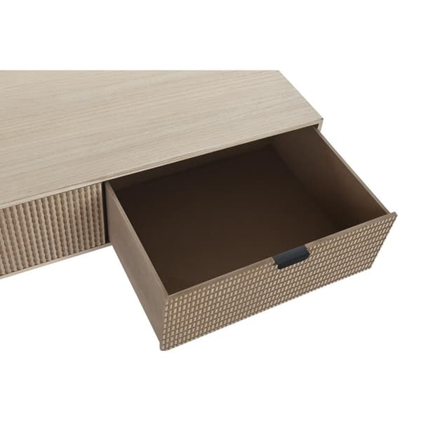 Sofabord DKD Home Decor Brun Træ Gran Plastik Træ MDF 120 x 60 x 42,5 cm