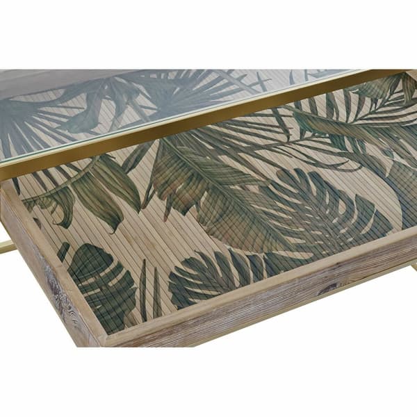 Sofabord DKD Home Decor Gylden Natur 90 x 60 x 45 cm