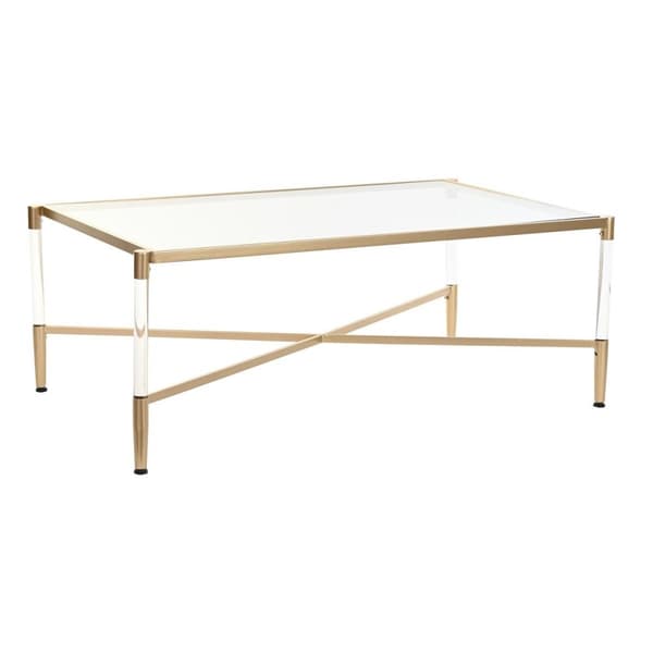 Sofabord DKD Home Decor Metal Akryl Glamour (120 x 70 x 45 cm)