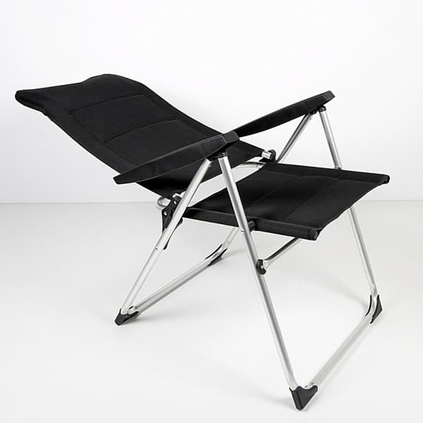Strandkurv Aktive Deluxe Foldbar Sort 49 x 123 x 67 cm (2 enheder)