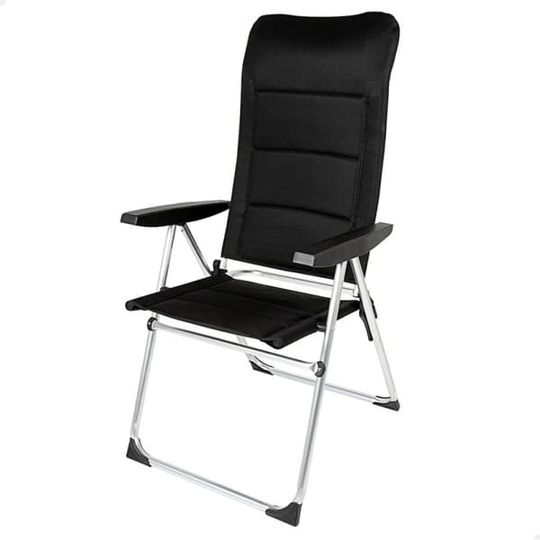 Strandkurv Aktive Deluxe Foldbar Sort 49 x 123 x 67 cm (2 enheder)