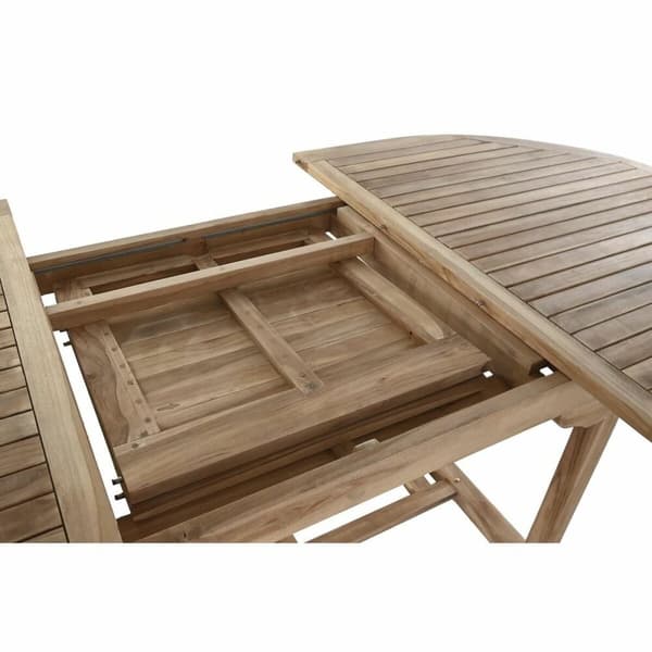 Middagsbord DKD Home Decor Brun Uttrekkbar Teak (180 x 120 x 75 cm)