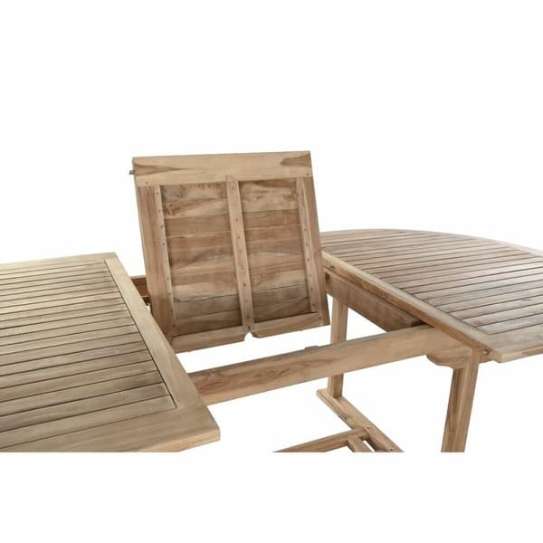 Middagsbord DKD Home Decor Brun Uttrekkbar Teak (180 x 120 x 75 cm)