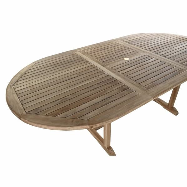 Middagsbord DKD Home Decor Brun Uttrekkbar Teak (180 x 120 x 75 cm)