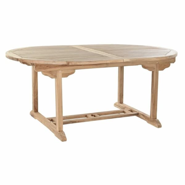 Middagsbord DKD Home Decor Brun Uttrekkbar Teak (180 x 120 x 75 cm)