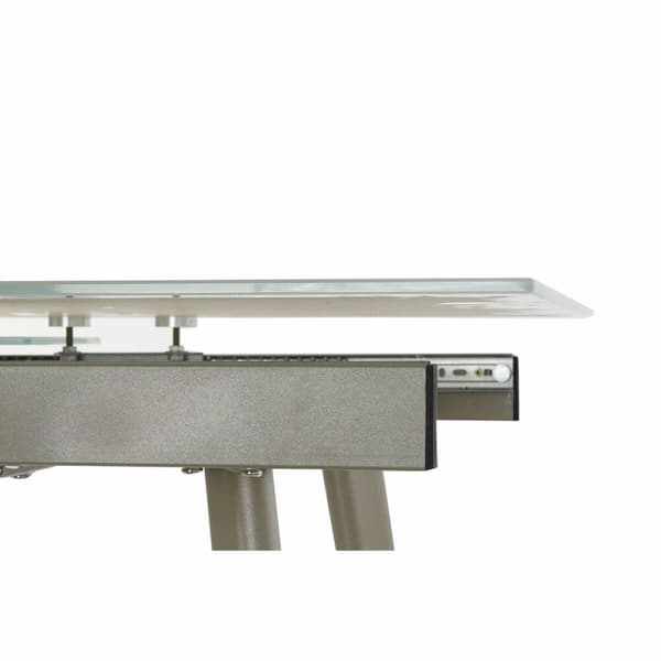 Middagsbord DKD Home Decor Krystall Gyllen Metall Hvit (140 x 80 x 76 cm)