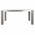 Miniatyrbilde 3 av 5: Middagsbord DKD Home Decor Krystall Grå Aluminium Tammi Herdet glass (162 x 92 x 74 cm)