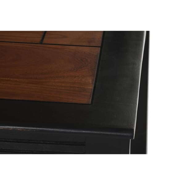 Middagsstol DKD Home Decor Mørkebrunt Akasia (42 x 47 x 102 cm)