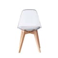 Miniatyrbilde 6 av 7: Middagsstol DKD Home Decor Grå Tre Polykarbonat 54 x 47 x 81 cm