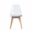 Miniatyrbilde 2 av 7: Middagsstol DKD Home Decor Grå Tre Polykarbonat 54 x 47 x 81 cm