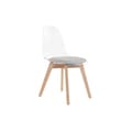 Miniatyrbilde 1 av 7: Middagsstol DKD Home Decor Grå Tre Polykarbonat 54 x 47 x 81 cm