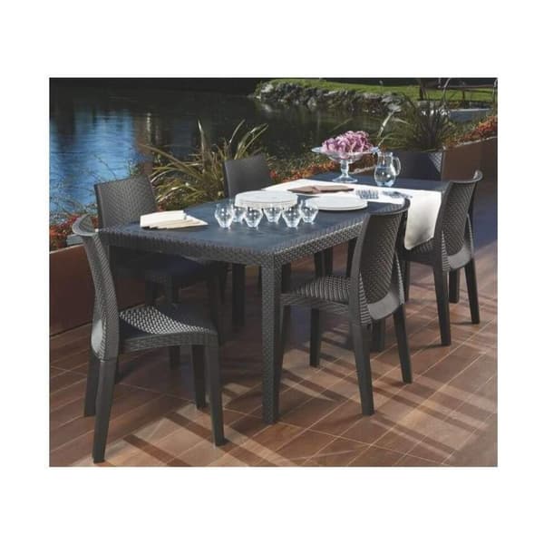 Uttrekkbart bord IPAE Progarden 08330127 polypropylen 150 x 220 x 90 cm