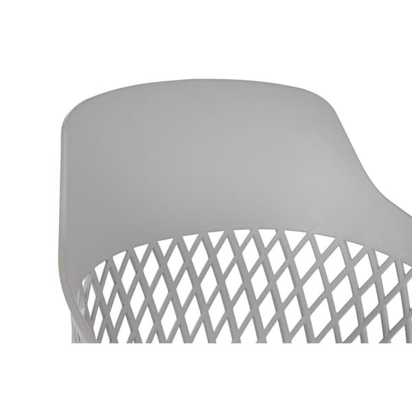Middagsstol DKD Home Decor Lysegrp 57 x 57 x 80,5 cm