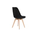 Miniatyrbilde 1 av 6: Stol DKD Home Decor Svart 48 x 56 x 83 cm